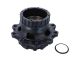 DT Spare Parts 6.54018 Radnabe, mit Lager, d1: 148 mm, d2: 148 mm, D: 383,5 mm, 10 bores, b: 25 mm, H: 267 mm passend für Renault