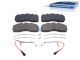 DT Spare Parts 6.95110 Scheibenbremsbelagsatz, W: 250 mm, S: 29 mm, H: 107 mm passend für Renault