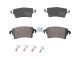 DT Spare Parts 6.95118 Scheibenbremsbelagsatz, W: 115,8 mm, S: 16,8 mm, H: 51,3 mm passend für Multimarken