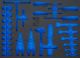 Werkstattwageneinlage 3/3 | leer | für Art. 70218 BGS7130-1