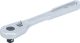 Umschaltknarre | extra flach | feinverzahnt | Abtrieb Außenvierkant 6,3 mm (1/4