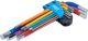 Winkelschlüssel-Satz | Multicolour | Innensechskant 1,5 - 10 mm | 9-tlg. BGS74455