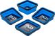 Magnet-Haftschalen-Satz | Silikon | faltbar | 115 x 115 x 50 mm | 4-tlg. BGS74502