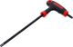 Schraubendreher mit T-Griff und seitlicher Klinge | T-Profil (für Torx) mit/ohne Bohrung T45 BGS7880-T45