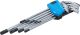Winkelschlüssel-Satz | extra lang | T-Profil (für Torx) mit Bohrung T10 - T50 | 9-tlg. BGS794