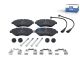 DT Spare Parts 7.00269 Scheibenbremsbelagsatz, mit Zubehör, mit Verschleißanzeiger passend für Multimarken