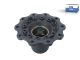DT Spare Parts 7.32005 Radnabe, ohne Lager, d1: 120 mm, d2: 130 mm, D: 383 mm, 10 bores, b: 22 mm, H: 188,5 mm passend für Iveco