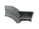 DT Spare Parts 7.72027 Einstiegkasten, rechts, schwarz, mit Befestigungslöcher passend für Iveco