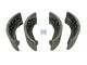 DT Spare Parts 7.92403 Bremsbackensatz, mit Belägen passend für Iveco