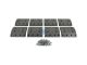 DT Spare Parts 7.92426 Trommelbremsbelagsatz, Übergröße, W: 200 mm, S: 23 mm passend für Iveco