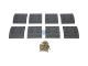 DT Spare Parts 7.92429 Trommelbremsbelagsatz, W: 200 mm, S: 21 mm passend für Iveco