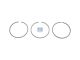 DT Spare Parts 7.95090 Kolbenringsatz, D: 80 mm passend für Iveco