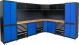 Schrankwand-System | Werkstatt | Holz | 8 Module BGS80160