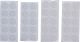 Klettpunkte | selbstklebend | weiß | 40-tlg. BGS80555
