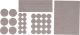 Filzgleiter-Satz | beige | 38-tlg. BGS80715