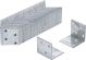 Winkelverbinder | 40 x 40 x 40 x 2 mm | Spar-Pack | 50 Stück BGS80934-50