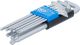 Winkelschlüssel-Satz | T-Profil (für Torx) mit Kugelkopf | T10 - T50 | 9-tlg. BGS818