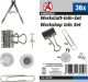 Werkstatt-Info-Satz mit Büroklammern, Magneten, Nadeln | 36-tlg. BGS88160