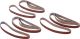 Schleifband-Satz | für Art. 8853 | 10 mm x 330 mm | K 60 - 80 - 120 | 12 tlg. BGS8853-1
