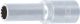 Steckschlüssel-Einsatz Zwölfkant, tief | Antrieb Innenvierkant 12,5 mm (1/2