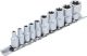 Steckschlüssel-Einsatz-Satz E-Profil | Antrieb Innenvierkant 6,3 mm (1/4