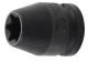 Kraft-Steckschlüssel-Einsatz E-Profil | Antrieb Innenvierkant 12,5 mm (1/2