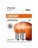 2 OSRAM ORIGINAL LINE PY21W Lampen mit Metallsockeln12V Doppelblister