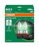 2 OSRAM ULTRA LIFE Halogen-Scheinwerferlampen H11 12V 62W 1350lm 64211ULT-2HB