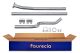 Abgasrohr Easy2Fit mit Anbauteilen HELLA für PEUGEOT 207 207+