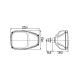 HELLA 1EE 996 174-287 Halogen-Hauptscheinwerfer - Combi 220 - 12V