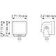 HELLA 1FA 358 176-801 LED-Fernscheinwerfer - Black Magic Cube Kit 2.7