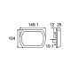 HELLA 2SD 013 341-111 Heckleuchte - Shapeline Tech - LED - 12/24V