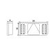 HELLA 2VP 345 900-141 Heckleuchte - Coluna - LED - 24V