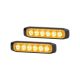 HELLA 2XD 014 562-401 LED-Blitz-Kennleuchte - BST-Slim - 12/24V - gelb