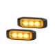 HELLA 2XD 014 563-401 LED-Warnleuchte - BST-Slim - 12/24V - Gelb