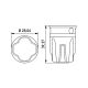 HELLA 2XD 014 564-401 LED-Blitz-Kennleuchte - BST-Round - 12/24V - gelb