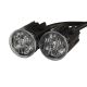 HELLA 2XD 014 564-601 LED-Blitz-Kennleuchte - BST-Round - 24/12V - rot