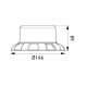 HELLA 2XD 066 146-001 LED-Blitz-Kennleuchte - K-LED Nano - 12/24V - gelb