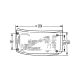 HELLA 2ZR 005 603-061 Rückfahrscheinwerfer - Halogen - 24/12V