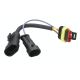 HELLA 8KA 194 768-011 Leitungsadapter, Elektrosatz - Kabel: 100mm