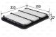Luftfilter Filtereinsatz 193mm VALEO für CHEVROLET MATIZ