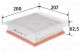 Luftfilter Filtereinsatz 200mm VALEO für OPEL MERIVA B