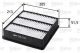 Luftfilter Filtereinsatz 205mm VALEO für LANCER VII