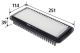 Luftfilter Filtereinsatz 251mm VALEO für KIA PICANTO I