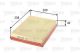 Luftfilter Filtereinsatz 258mm VALEO für KIA CARENS III