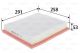 Luftfilter Filtereinsatz 291mm VALEO für OPEL INSIGNIA A
