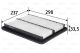 Luftfilter Filtereinsatz 298mm VALEO für KIA SORENTO I