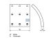 DT Spare Parts 4.91498 Trommelbremsbelagsatz, Achssatz, W: 140 mm, S: 15 mm passend für Mercedes-Benz