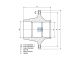 DT Spare Parts 10.10435 Radnabe, mit Lager, d1: 120 mm, d2: 150 mm, D: 380 mm, 10 bores, b: 22 mm, P: 335 mm, M135 x 2, H: 187 mm passend für BPW