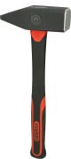 Schlosserhammer mit Fiberglasstiel, 2000g 4042146755990